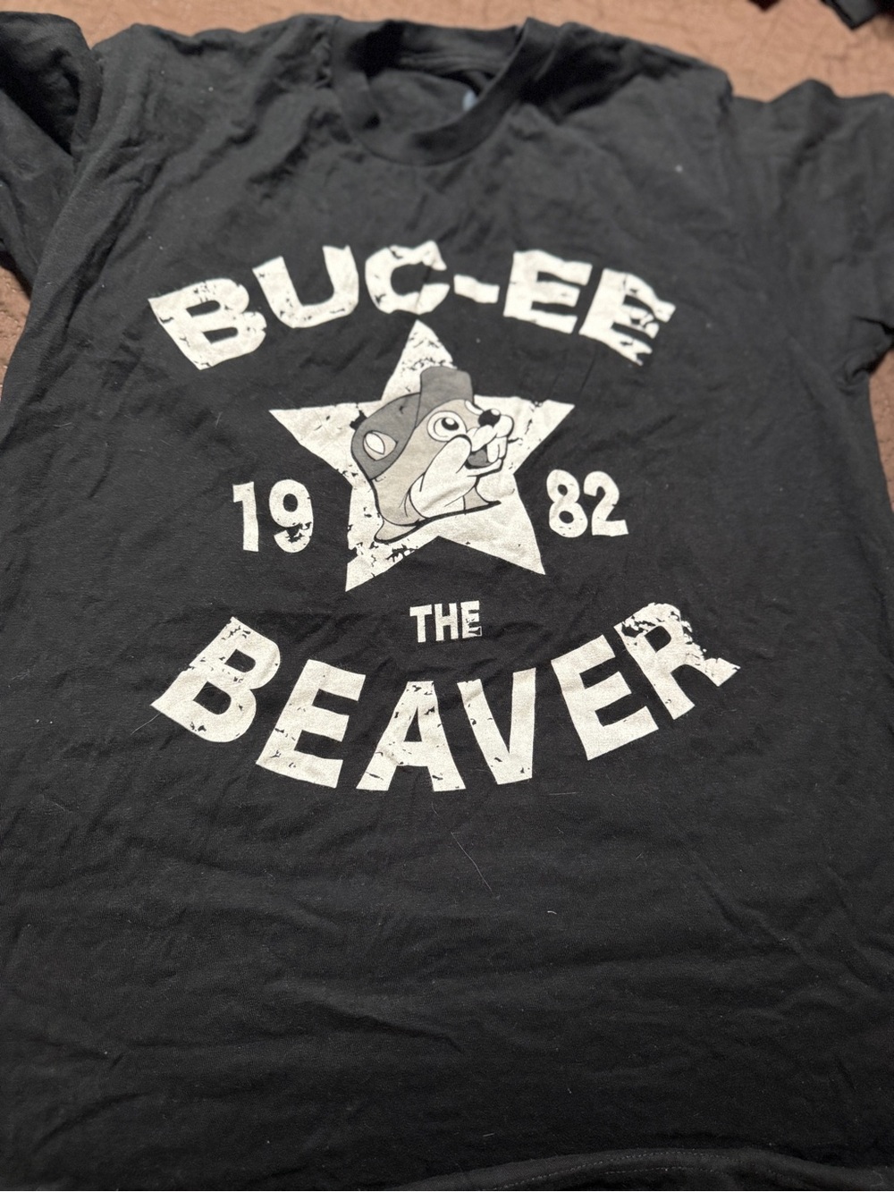 The Beaver Black Kids Graphic Tee